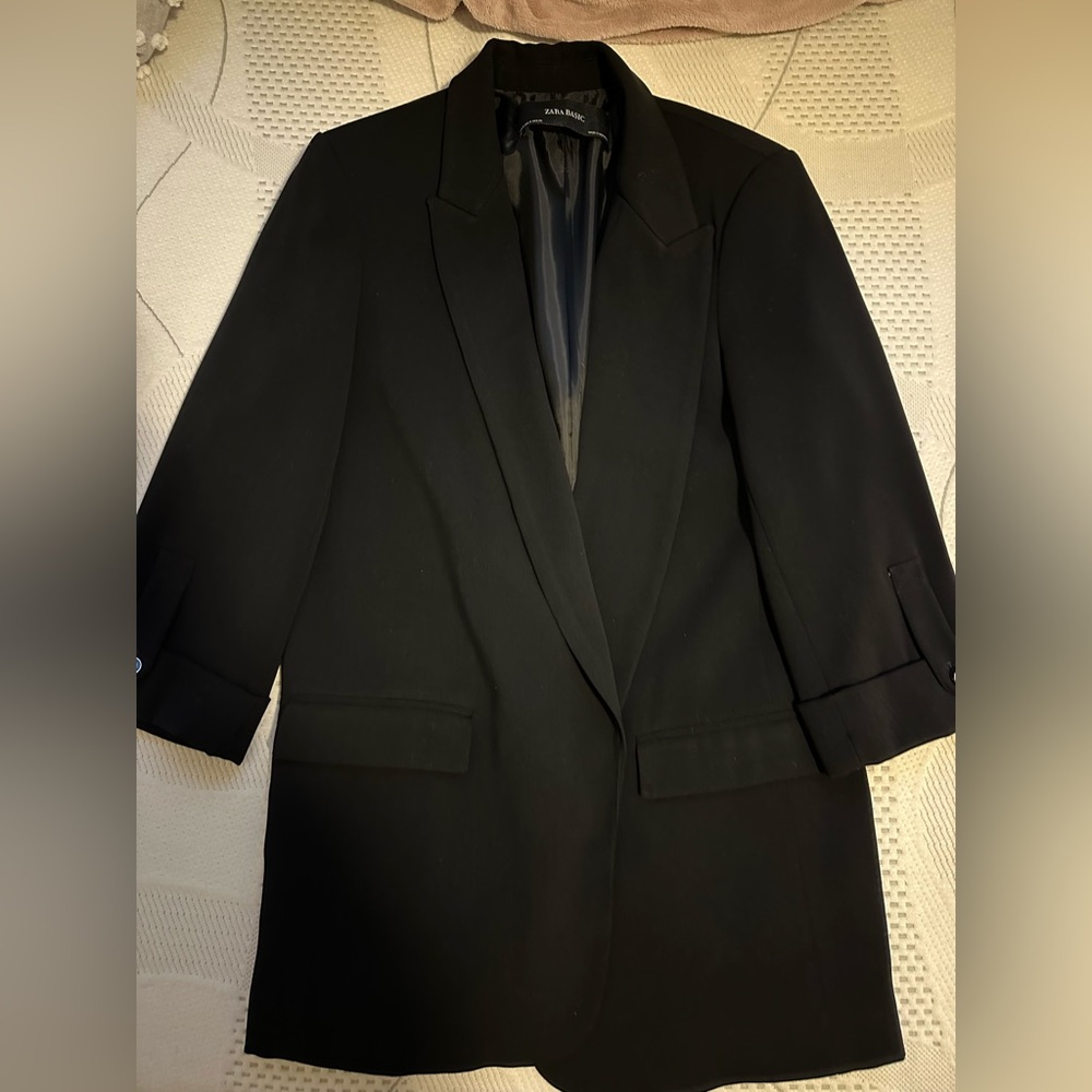Zara Classic Black Suit Jacket
